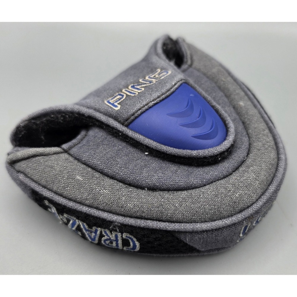 PING G5i CRAZ-E Mallet Putter Headcover Gray Blue Golf Club Cover